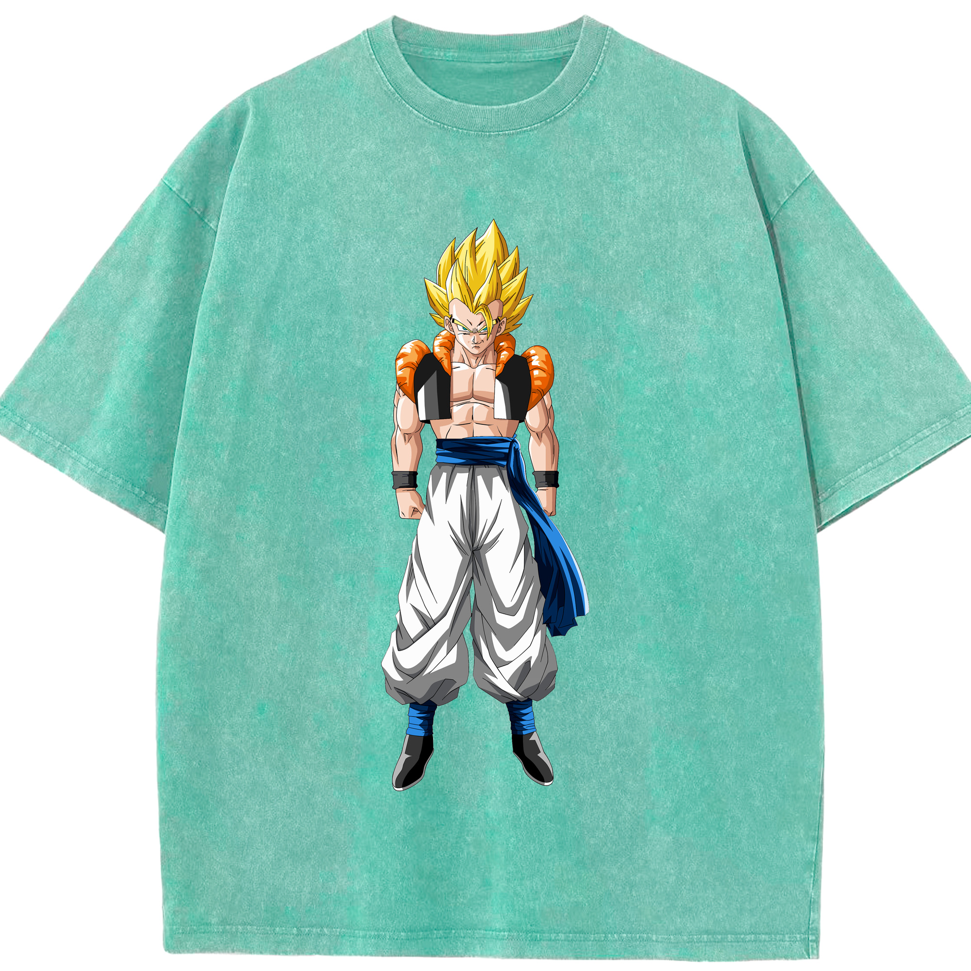 （画像用） ドラゴンボール ベジータ四世（Bejīta Yonsei）DRAGON BALL Vegeta IV 綿100% ヴィンテージ風 半袖Tシャツ（フロントプリント）